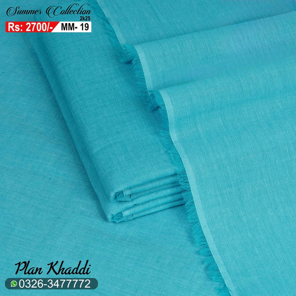 Handmade Khaddi Sky Green